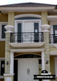 Profil tiang bulat teras rumah. Cat Tiang Rumah