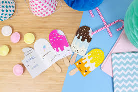 Diy Invitations D Anniversaire Glace Kawaii Idee Carte Anniversaire Idee Invitation Anniversaire Cartes Invitation Anniversaire Enfant