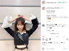柏木由紀、「腹チラ」新衣装披露 「かっこかわいい」「大人っぽくてオシャレ」と好評: J-CAST ニュース