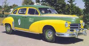 Image result for Federal Yellow 1956 Checker Taxi