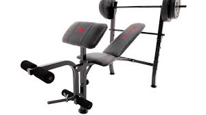 Marcy Standard Weight Bench 80lb Weight Set Mkb 2081 Youtube