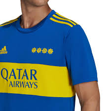 Camiseta adidas Boca Juniors 2021 2022 azul y amarilla | futbolmania