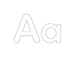 Plus, over 150 ideas for ways to fill them! Freebie Hollow Letters Aa Zz By Pinks And Blues Tpt
