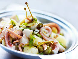 Salade De Poulpes Salade De Poulpe Recette De Salade Composee Recette Salade