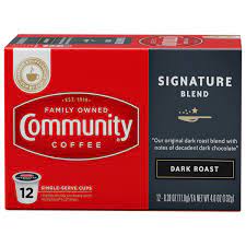 Maybe you would like to learn more about one of these? Signature Blend Dark Roast Coffee Pods 12 Count Community Coffee