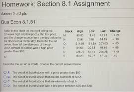 Solved Homework Section 8 1 Assignment Score 0 Of 2 Pts