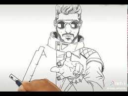 Drawing alok free fire (alok speed drawing)✖ confira: Djalok Dj Alok Sketch Freefire Youtube