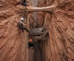 A lot of people are sending me this story about an Old West stagecoach discovered wedged in a canyon in Utah. Pretty cool, but unfortunately it's fake. Don't believe stuff you see