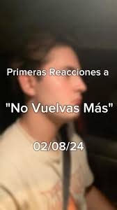 Primeras Reacciones de "No Vuelvas Más" ✨ Agradecemos a nuestros amigos que  participaron en esta actividad 😎 No se pueden perder el lanzamiento el 2  de agosto 🔥