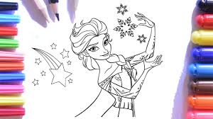 Yapmanız gereken yazdırıp boyamak ve boyatmak. Frozen Elsa Keceli Kalem Boyama Sayfasi Karlar Ulkesi Elsa Boyama Cocuklar Icin Youtube
