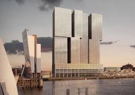 Gallery Of De Rotterdam Oma And The Biggest Building In The Netherlands 11 Rem Koolhaas Skyscraper Architecture Architecture Rendering