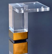 The plastics industry came of age during the second world war. Buy Acrylic Lucite Furniture Legs For Sofa Cabinet Et Center Vanity Large 5 H Square Furniture Legs With Gold Cap 902 4ag Set Of 4pc At Affordable Price From Alpha Furnishings In Usa