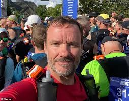 Son of British tech tycoon's business partner Stephen Chamberlain vows to  finish jog in his honour after he was fatally mown down by car while  running