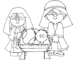 For boys and girls, kids and adults, teenagers and toddlers, preschoolers and older kids at school. Nativity Baby Jesus Coloring Page Free Printable Coloring Pages For Kids