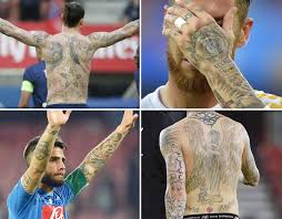 Still married to his wife genoveffa darone? Which Player S Tattoos Would Cost The Most To Remove At Euro 2016 Sport Galleries Pics Express Co Uk