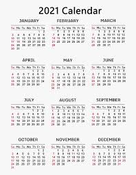 Download or print dozens of free printable 2021 calendars and calendar templates. Calendar 2021 Png Free Download Free Printable 2021 Calendar Transparent Png Kindpng