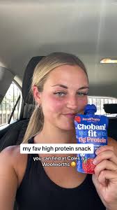 My fav high protein on-the-go snack by @Chobani AU! You can find Chobani  Fit at Coles or Woolworths ® AD #chobani #chobanifit #onthegosnack  #highproteinsnacks #protein #proteinideas