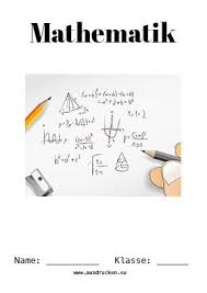 Mathematik Deckblatt Bruche Mathe Deckblatt Deckblatt Schule Deckblatt