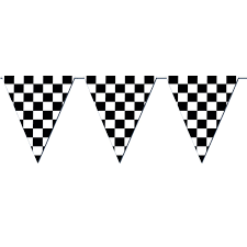 120 Checkered Outdoor Pennant Banner Banderines De Carreras Carreras De Autos Cumpleanos De Coches De Carreras