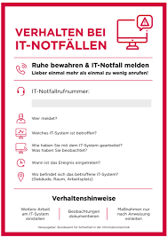 Besorgen sie sich jetzt ihre notfallkarte!. Schnell Und Richtig Reagieren Bei It Notfallen