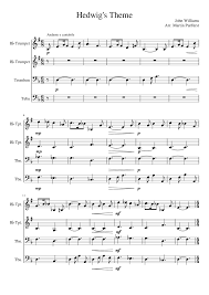Harry potter — любимая композиция меню 2я часть. Trombone Sheet Music Harry Potter Theme