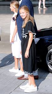 You can't attain the highest level of. Queen Letizia Swaps Stilettos For Sneakers To Match Her Princesses Photo 1
