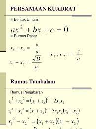 We did not find results for: Persamaan Kuadrat X1 X2 Cara Golden