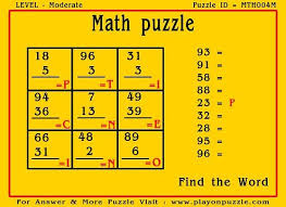 Would this work or would it be. Math Puzzle Maths Puzzles Math Solving