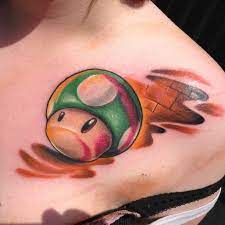 Maybe you would like to learn more about one of these? Fine Green Mario Mushroom Tattoo Site Title