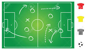 Aufgeschreckte tauben auf dem fussballfeld mit konstantin rausch 1 bundesliga fussball. Soccer Or Football Field Layout For Strategy Explanation Royalty Free Cliparts Vectors And Stock Illustration Image 6910392
