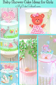 In addition to being gorgeous , it's also totally tasty, with yummy coconut buttercream. Cute Baby Shower Cakes For Girls My Cake School