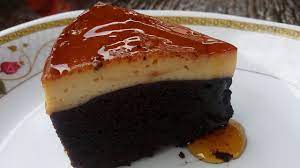 Masukkan bahan puding di dalam karamel. Kek Coklat Puding Karamel Youtube
