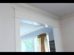 My first thought is to place it about 2/3 of the way up on the straight piece between the top and bottom trim, so that with the curtains closed the top 1/3 of trim is still visible. How To Add Trim For Cased Opening Youtube