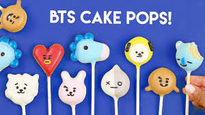 How To Make Bts Bt21 Cake Pops Youtube