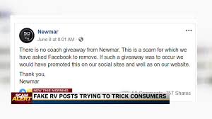 We did not find results for: Scam Alert Think Twice Before Sharing The Rv Giveaway Facebook Post