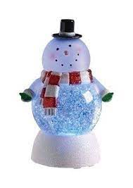 Christmas santa claus snowman musical snow globe crystal ball glitter led light. Roman Inc 36097ace Led Snowman Swirl Dome 6 Roman Inc Http Www Amazon Com Christmas Snow Globes Led Color Changing Lights Decorating With Christmas Lights