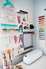 This functional giant pegboard wall is easy to install and i will show you how i did it! 31 Pegboard Ideas For Your Craft Room Happily Ever After Etc