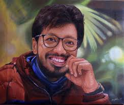 18/20 canvas. I love doing this type of art.