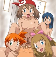 Pokemon heroines ash Chin Harlem Bowl sex in the Po. This all girls happy I  got the Pocket Monsters 2: erotic pictures 