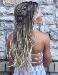 First of all we'll all be wearing different hair colours in this year, so before you choose the colour of your prom dress, you need to think about highlights! 31 Incredible Half Up Half Down Prom Hairstyles