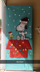 Maybe you would like to learn more about one of these? Snoopy Christmas Door For My Class Christmas Classroom Door Diy Christmas Door Christmas Classroom