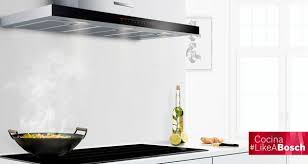 Campanas extractoras que te brindan iluminación tipo led y halógena de alto alcance, sistemas de recirculación. Campanas Extractoras De Cocina Bosch
