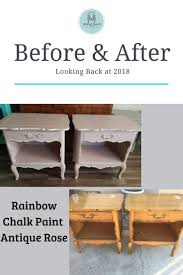 These Are Painted With Rainbow Chalk Paint Antique Rose And Antique White Furniture Decor Street Design Furniture