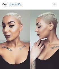 Follow On Pinterest The Temple Edgy Hair Short Hair Styles Beautiful Black Hair