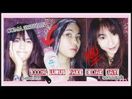 Sampe Kaget 1000 Lurus Ll Cara Meluruskan Rambut Dengan Bedak Bayi Youtube Rambut Lurus Perawatan Rambut Rambut