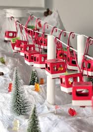 Seilbahn Adventskalender Miss Red Fox Adventkalender Basteln Weihnachten Weihnachtsbasteln