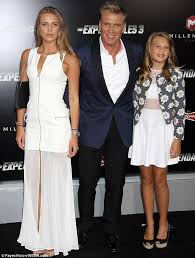Jean claude van damme and dolph lundgren's daughters bianca van damme and ida lundgren can knock you down with their. Dolph Lundgren S Daughters Step Into Spotlight At Expendables Premiere Dolph Lundgren Dolph Lundgren Grace Jones Celebrity Families