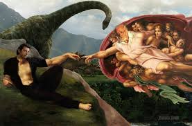 God Creates Dinosaurs God Destroys Dinosaurs God Creates Man Man Destroys God Man Creates Dinosaurs Jurassic Park World Jurassic Park Art Parody