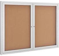 Foska Office Home School Supplies Bulletin Board Aluminum Frame Hanging  Cork Boards