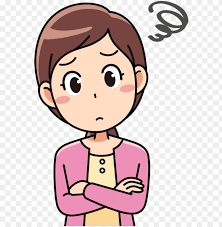 She is lincoln's other best friend and former classmate. Thinking Clipart Png Girl Thinking Cartoon Novocom Top